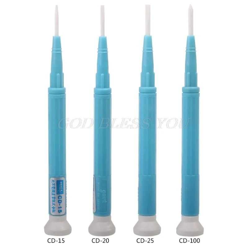 

DIY Adjust Frequency Ceramic Screwdriver Anti-static Non-conductive Non-magnetic Slotted Screw Driver Repair Hand Tool