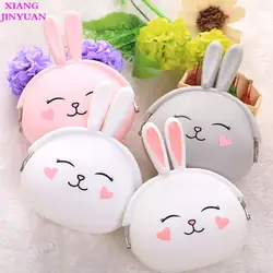 2018 новый милый силикагель кролик нулевой кошелек для девочек мода мини маленькая сумка креативная горячая Распродажа детский кошелёк для