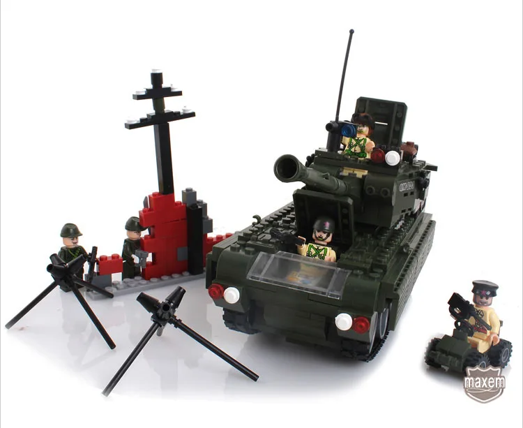 Просвещения Building Block военные Звездные войны пистолет бака самолета автомобили