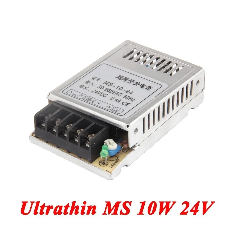 

MS-10-24 Mini ac-dc power supply 10W 24V 0.5A,Single Output for Led Driver,Ultrathin smps power supply 110V/220V to 24V