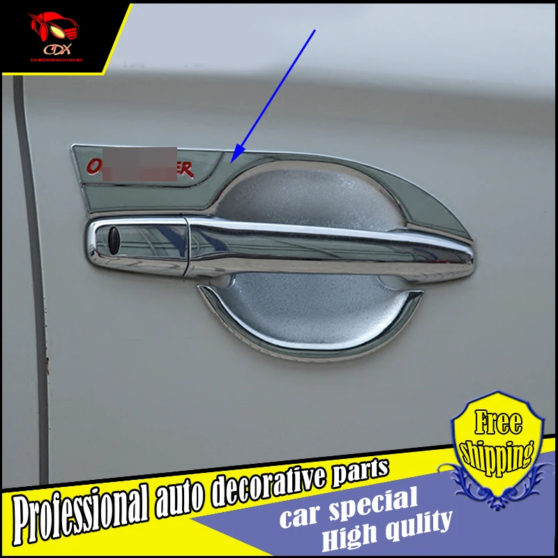 

Car styling high quality ABS door handle bowl cover for Mitsubishi Outlander 2013-2016 handle bowl decoration trim Accessories