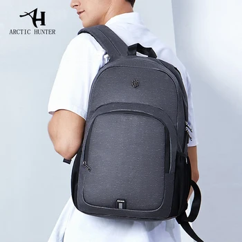 

ARCTIC HUNTER 2019 Laptop Backpack External USB Charge Computer Backpacks Waterproof Bags for Men Women Anti-theft Rechargeable
