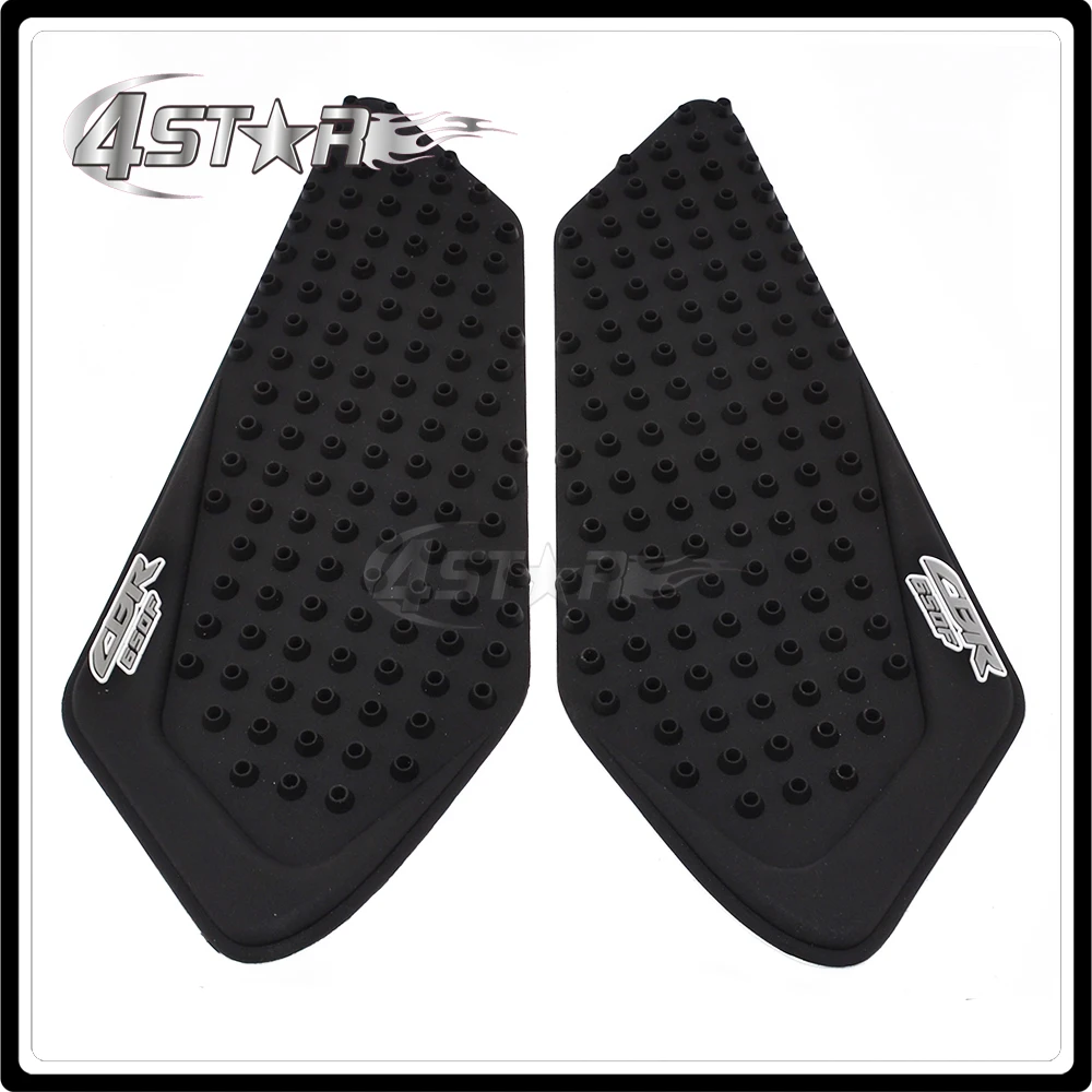 

Rubber Motorcycle Gas Tank Pad Traction Side Pads Fuel Knee Grip Decal Protector For HONDA CBR650F 2013-2017 13 14 15 16 17