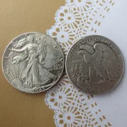 Высокое качество 1943 Прогулки Liberty Half Dollar копирования монеты