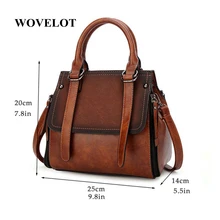 FGGS женская сумка из искусственной кожи, винтажная Сумка-тоут, украшенная камнями, женская сумка через плечо, сумка-мессенджер