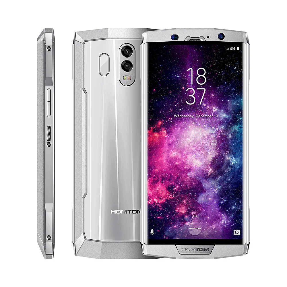 HOMTOM HT70 4G Smartphone 6.0 Inch Android 7.0 MTK6750T Octa Core 1.5GHz 4GB RAM 64GB ROM Dual Rear Cameras 10000mAh Battery