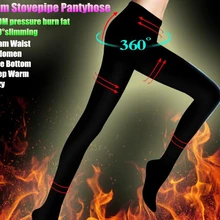 Топ для женщин, девушек, сжигание калорий, формирование тела, 200 м, утягивающая для похудения, Stovepipe колготки, анти-офф, шелковые пикантные обтягивающие чулки