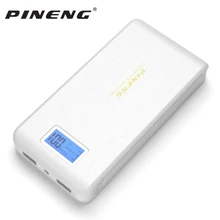 Original Pineng PN 929 Power Bank 15000mAh Dual USB LCD Flashlight font b Powerbank b font