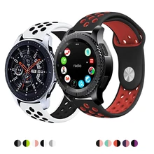 Huawei watch gt band для samsung galaxy watch active gear S3 frontier 46 мм 42 мм S2 classic 20 мм 22 мм ремешок силиконовый браслет
