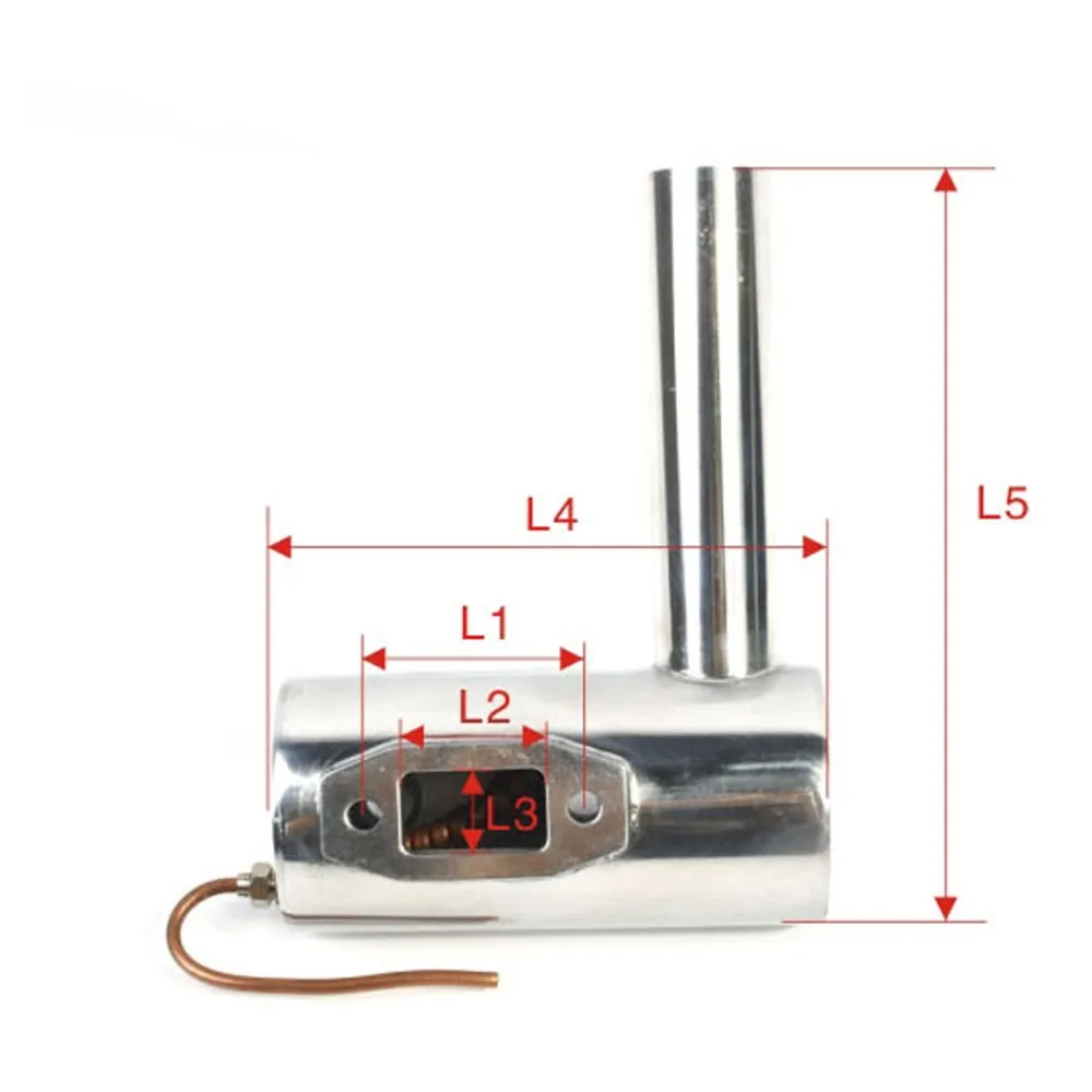 

1 Set Smoking Exhaust Pipe for DLE50 DLE55 DA50 GP50R DL55 EME55 EME60 DLA56 DLA58 DJ80 DJ85 DL50 Engines