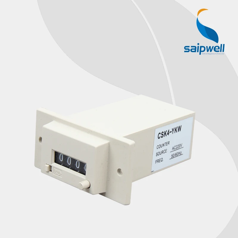 

SP-CSK4-YKW 4 Digits Mechanical Counter Industrial Mechanical Electromagnetic Counters/Punch counter