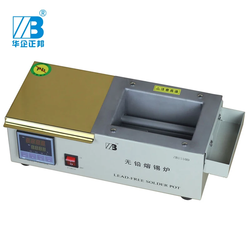 

220V 600W lead free dip Soldering Pot with tank size 150*100*70mm ZB1510D