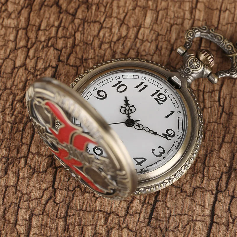 Бронзовый Death Note тема кварцевые римские номер карманные часы полые Полный Охотник для мужчин женщин Прохладный цепочки и ожерелья цепи
