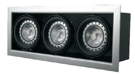 

Free Shipping 2017 New Design Cob 10*3w 12*3w 16*3w 2700-5600lm Dimmable 220-240vac Cri>90 Led Grille Light Wholesales
