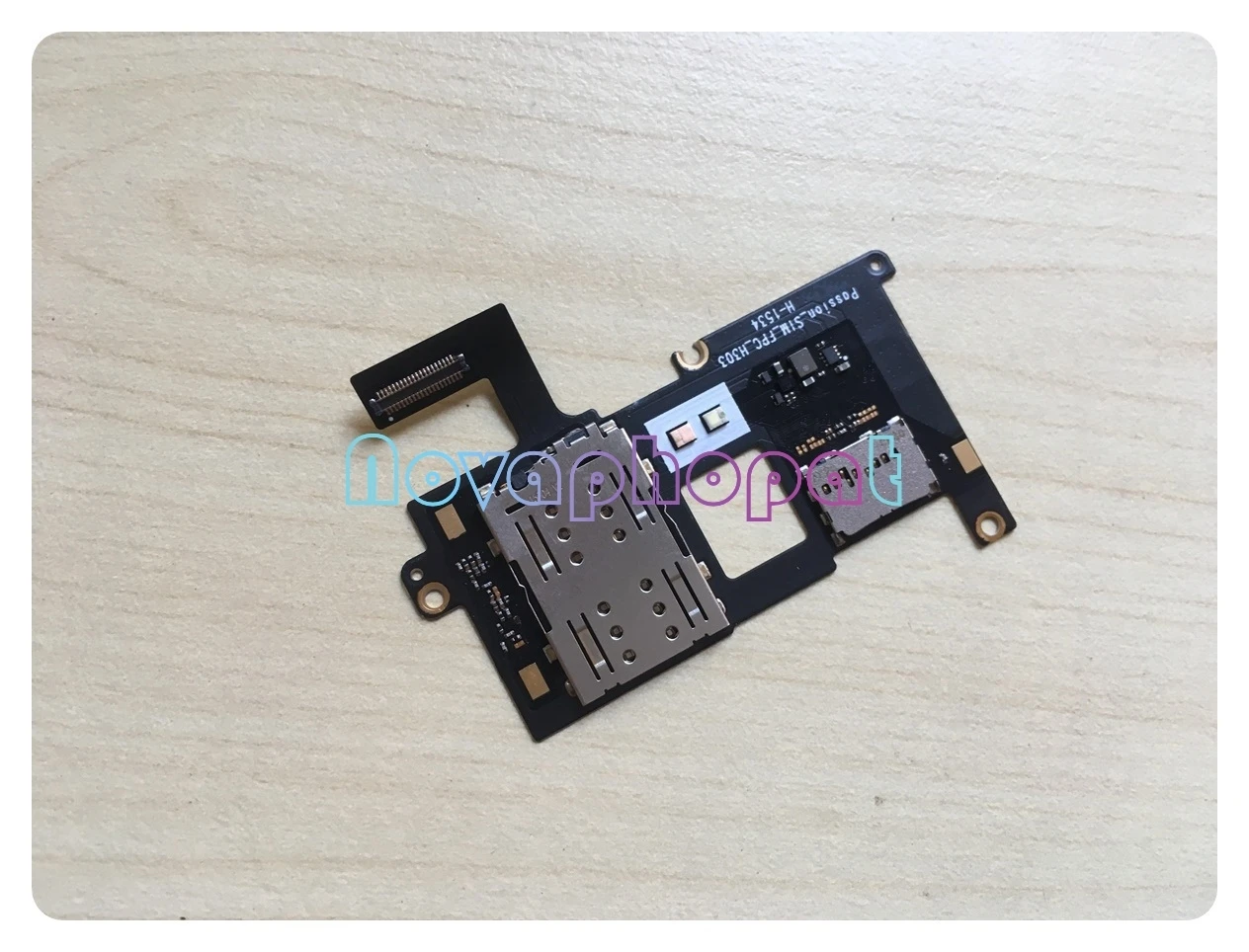 Novaphopat для Lenovo Vibe P1 P1a42 P1c58 P1c72 лоток sim-карт и держатель карт памяти SD гибкий кабель