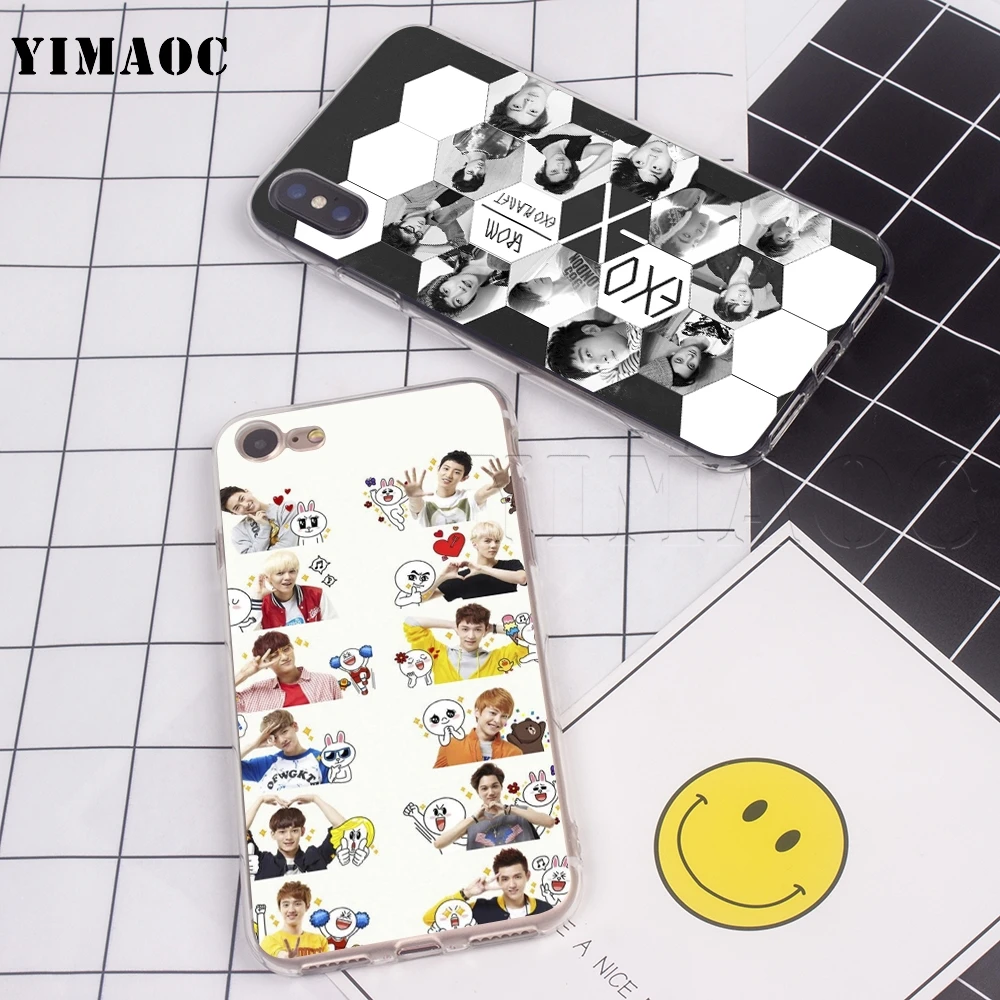Чехол YIMAOC Kpop EXO для Huawei Honor 10 Note View 20 Mate 30 Lite Pro Y7 Y9 8C 9X P Smart|Бамперы| |