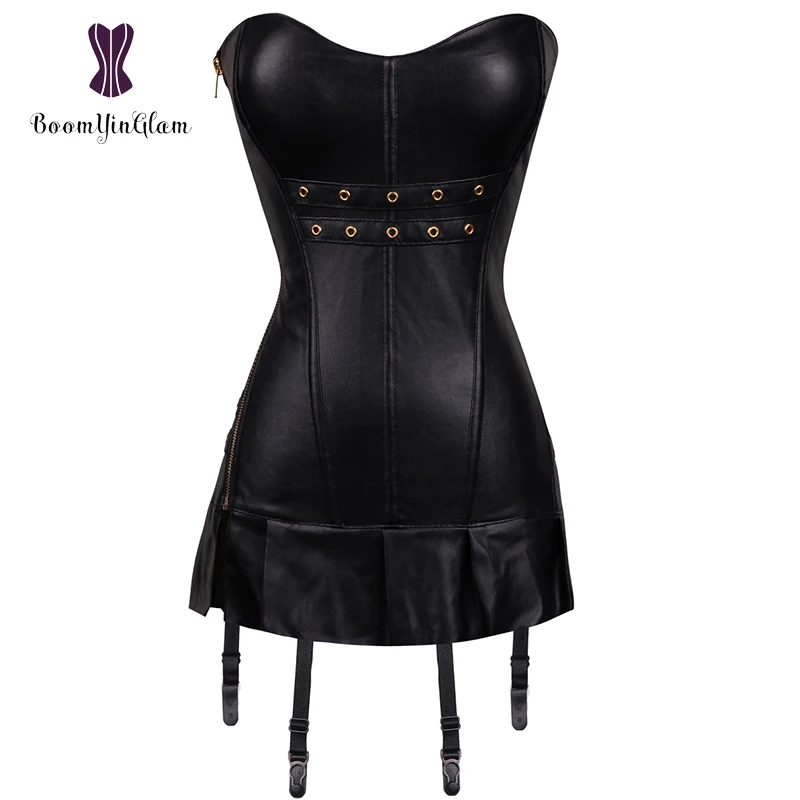 black dress with strings on side