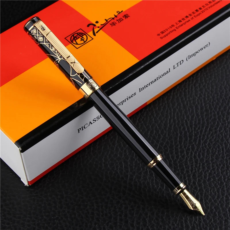 Picasso 902  Gentleman Collection Fountain Pen Fine Nib Writing Ink Pen Gift Box Optional for Office Business School Gift