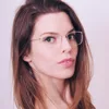 Titanium Alloy Eye Glasses Men Super Quality Light Frame Women Optical Eyeglasses Transparent Half Rim for Prescription Lenses ► Photo 2/6