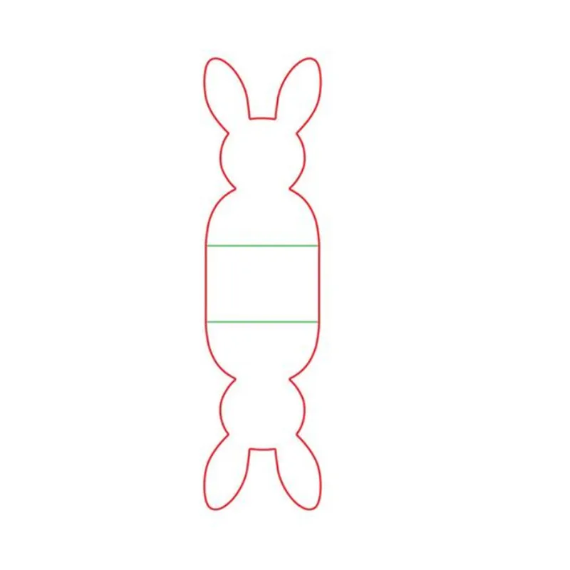 DiyArts Animal Rabbit Frame металлические режущие штампы для скрапбукинга DIY карты Альбом 54*192