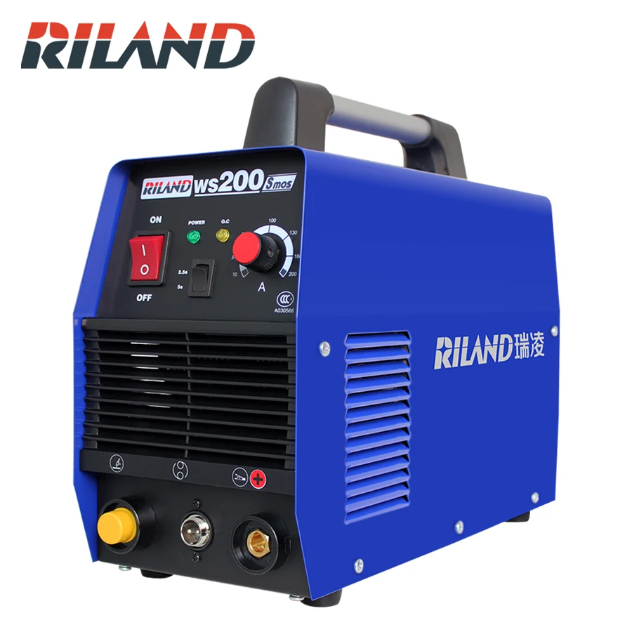 

RILAND Handheld Mini IGBT MMA Electric Welder 220V 10-200A Inverter Welding Machine Tool WS200S INVERTER ARC 200A WELDING