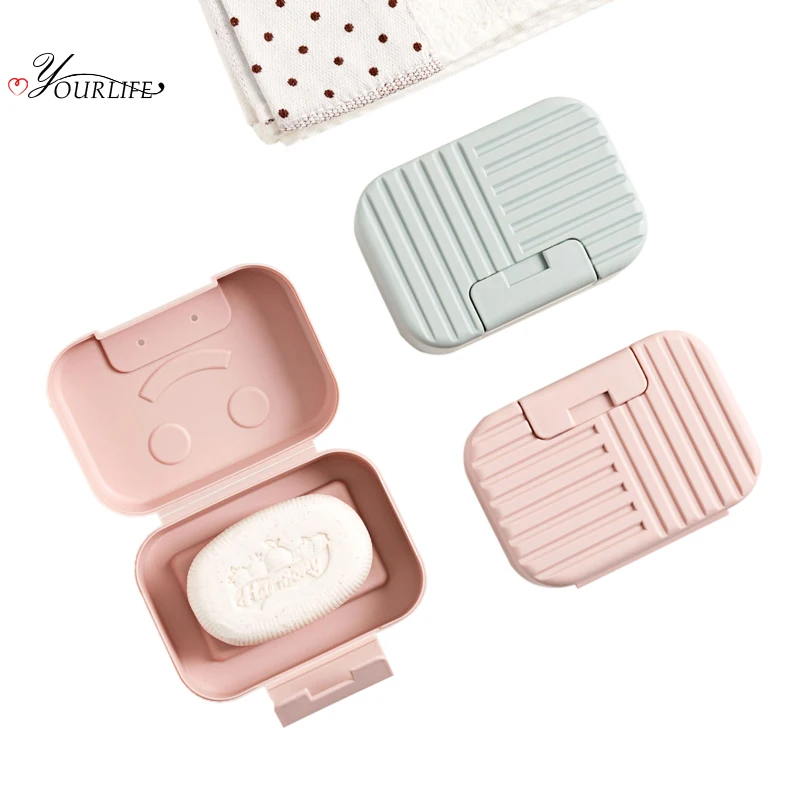 

OYOURLIFE 1pcs Portable Waterproof Soap Dish Bathroom Soap Holder Outdoor Travel Soap Box Home Bathroom Accessories