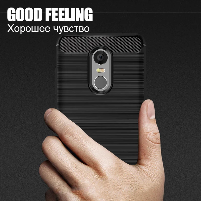 TOMKAS чехлы для телефонов из углеродного волокна Xiaomi Redmi 5 силиконовый мягкий