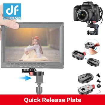 

1/4" Mini Quick Release Plate 2KG bear Tripod Margic Arm Flash Bracket for DSLR Nikon Sony Canon Camera Monitor Led Light