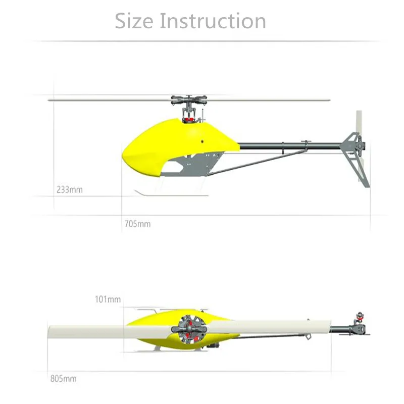 ALZRC X360 FBL 6CH 3D 360 мм главный ротор RC вертолет Набор для рождественских игрушек