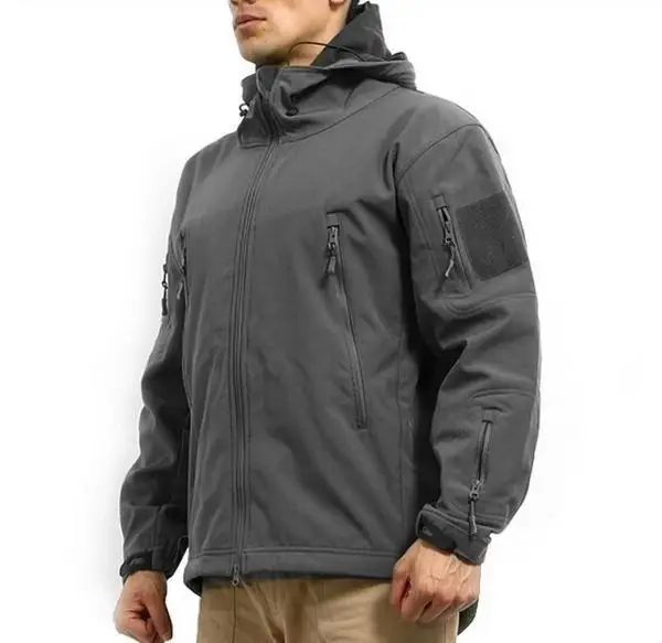 Very best  2019 Military Soft Shell Tactical Jacket Outdoor Hiking Hunting Swat Training Waterproof Outerwear 