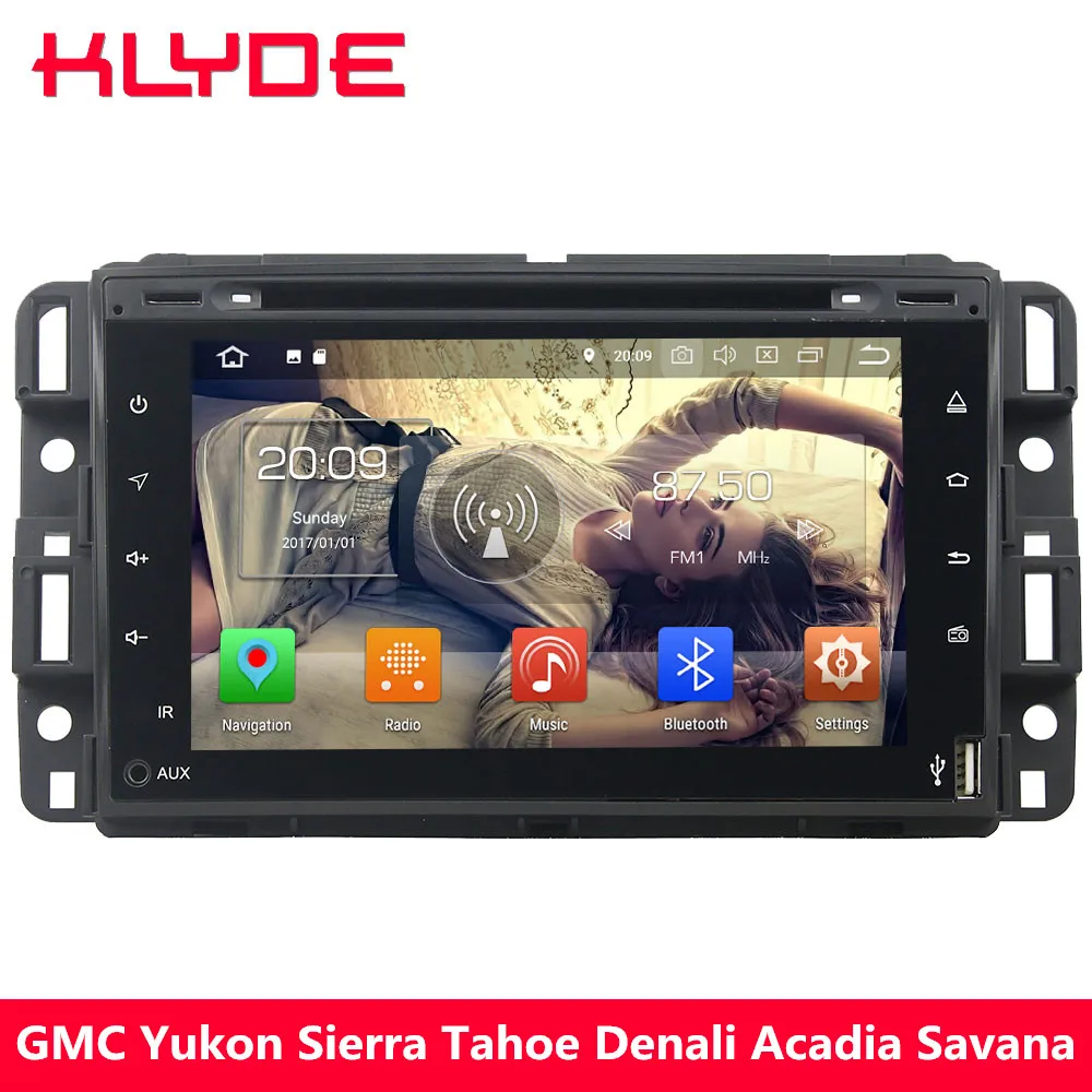 

KLYDE 4G Octa Core 4GB RAM Android 8.0 Car DVD Player For Chevrolet Avalanche Suburban Express Traverse Silverado 1500 2500 3500