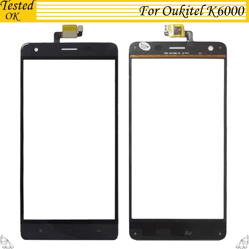

High Quality 5.5" For Oukitel K6000 Digitizer Touch Screen Panel Sensor Outer Glass Lens Free Shipping+Tracking NO.