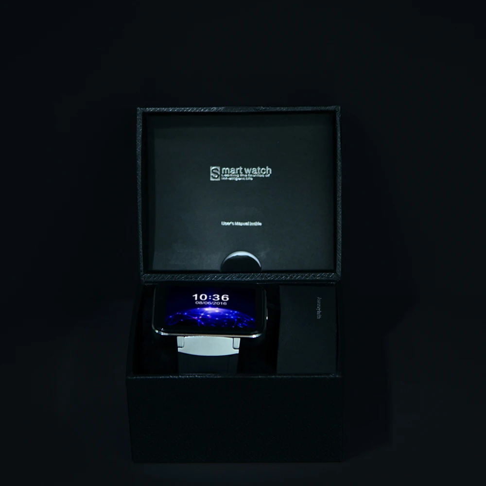 Умные часы Bluetooth 2 дюймов Android OS 3g Smartwatch портативный микрофон двухъядерный 1 ГГц 512