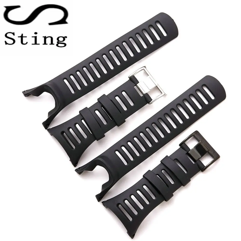 

Rubber Watch Band Strap for SUUNTO Ambit 1 2 3 4 peak 2R 2S Watch Accessories 24mm Men Silica gel Wristband