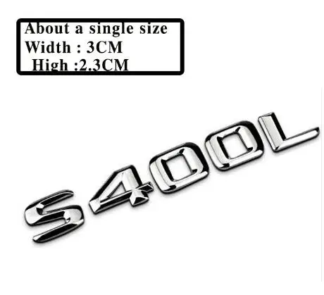 ABS 1 шт. наклейка с эмблемой для автомобиля Mercedes benz S320L S400L S500L S600L S L на возраст 2 3 4 5 6