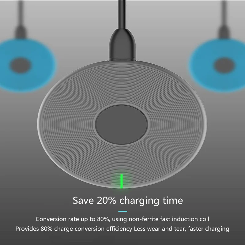 Wireless Charger with Micro USB for iphone X XS Max XR 8 8s Wireless Charging pad for google Nexus 4 5 6 for samsung galaxy