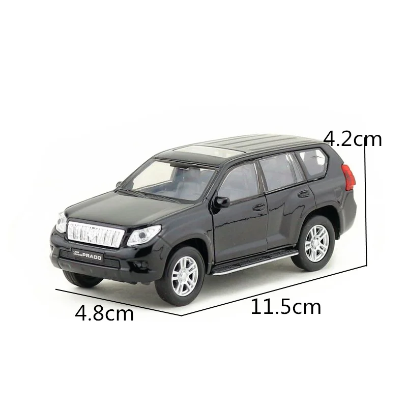 Модель литая под давлением Welly масштаб 1:36 внедорожник TOYOTA Land Cruiser Prado Игрушечная