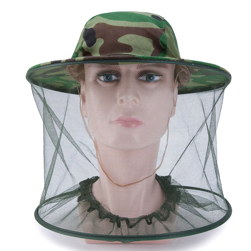 

Fish Beekeeping Gauze Cap Outdoor Anti Mosquito Sun Protection Fishing Hat Field Jungle Mask Face Protect Mesh Cover Cap Hat