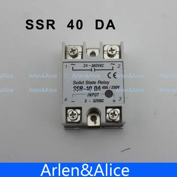 

40DA SSR input 3-32V DC load 24-380V AC single phase AC solid state relay