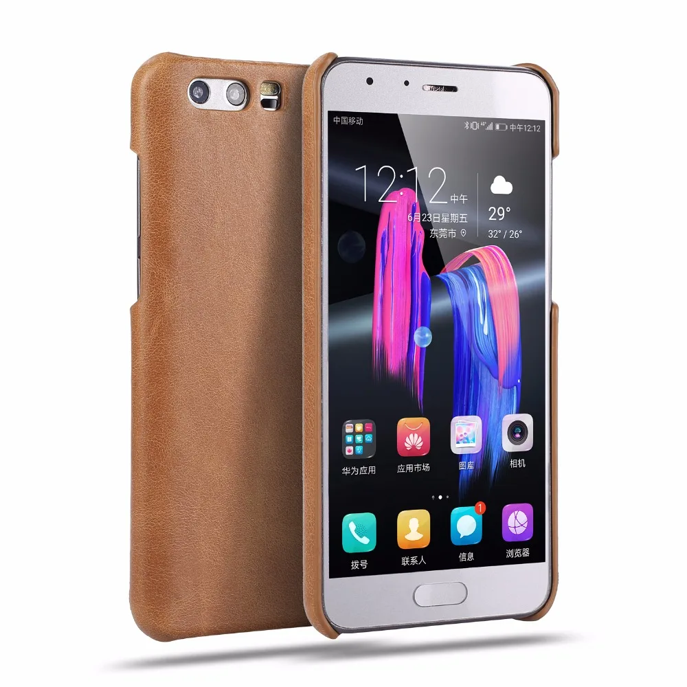 

CYBORIS for Huawei Honor 9 Case Genuine Real Cow Leather Case for Huawei Honor 9 Back Cover