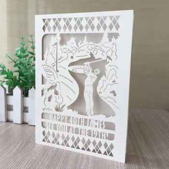 

30pcs/lot Creative Laser Cut Pearl Paper Invitations Card Party Invitations Anniversary Celebration Party Souvenirs