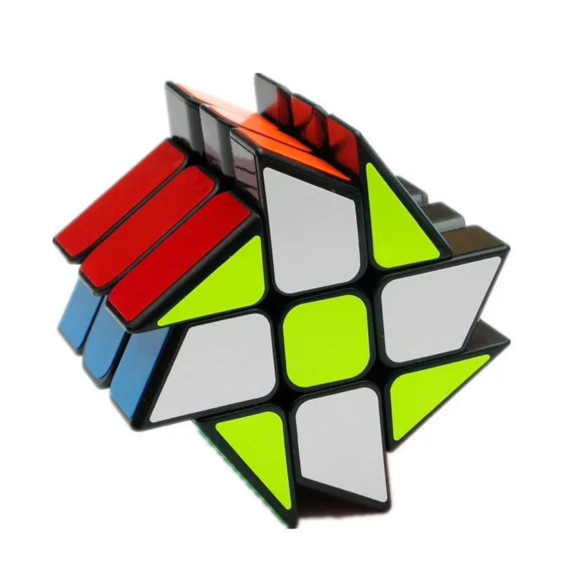 

YJ 3x3x3 cube wind wheel Unequal 56mm Cast Coated magic cube Puzzle Cubes Strengthened Cubo magico kub Toys Gift