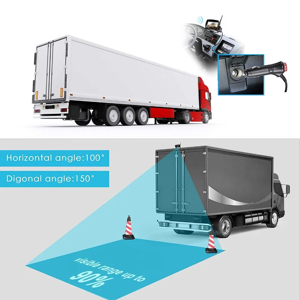  Digital Wireless Backup Camera kit 7
