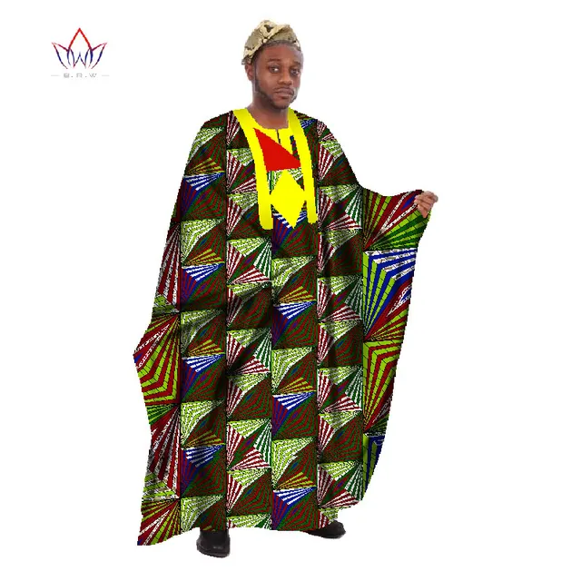 Custom Mens African Clothing Long Sleeve Men Loose Thobe Robe Dashiki