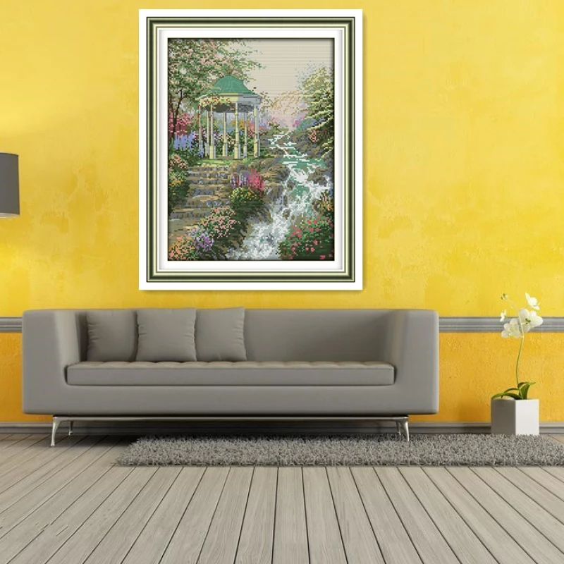 Набор для вышивки крестиком The Stream Gurgling|counted cross stitch|cross stitch embroiderycounted patterns |