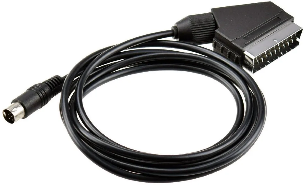 

H 1.8M/6FT RGB Scart AV Cable Lead Audio Video Connector for Genesis Megadrive 2