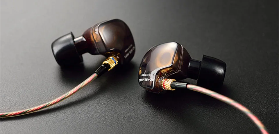 KZ ATE S Copper Driver HiFi Sport Headphones In Ear Earphone For Running With Foam Eartips With Microphone
