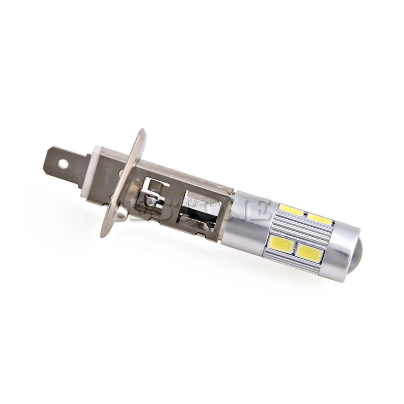1 шт. 5630 SMD 10 светодиодный H1 Voiture Lampe Brouillard Ampoule Phare DC 12V|Передние LED-фары для авто| |