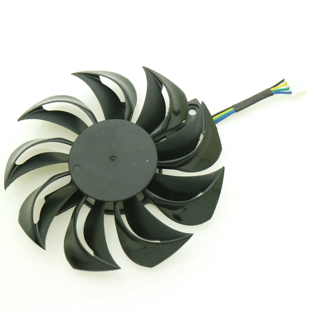 Ventoinha Vga Ga81b2u-pfta 12v 0.38a 4pin 75 mm 40*40*40 mm para Calendário Placa Gráfica Cooler Ventiladores e resfriadores - Imagem 5