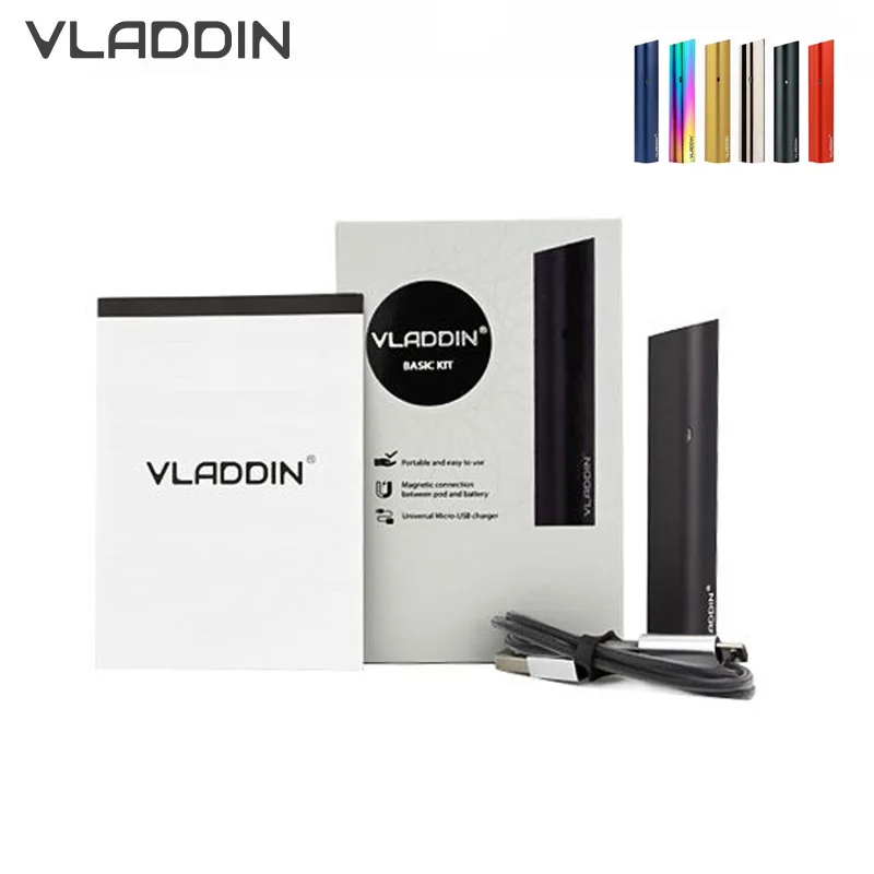 Origianl электронная сигарета батарея Vladdin ручка-аккумулятор 350 мАч USB Платные для Vladdin Re полный Pod Комплект VS SMOK разной сложности